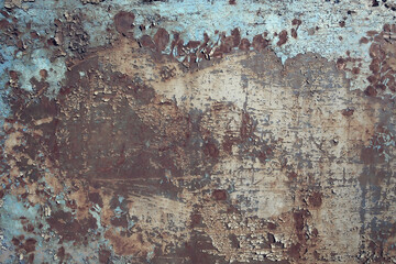 rusty iron wall background / abstract old background iron texture
