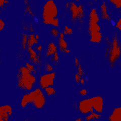 Obraz premium Surreal Pattern. Watercolor Hand Painted.