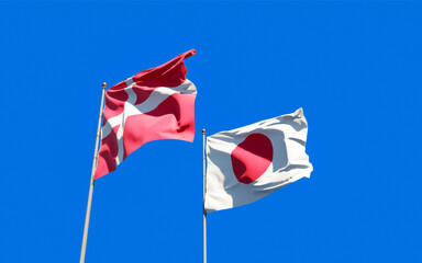 Flags of Denmark and Denmark.