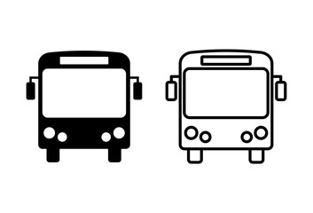 Bus icon set. bus vector icon © AAVAA