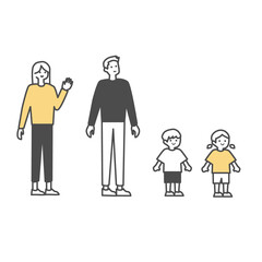 ファミリーイラスト素材