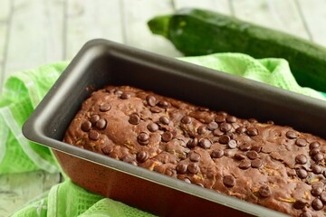 Zucchini Chocolate Chip Loaf Bread
