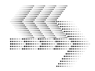 Linear halftone dots Design .elements for your design. vector illustration