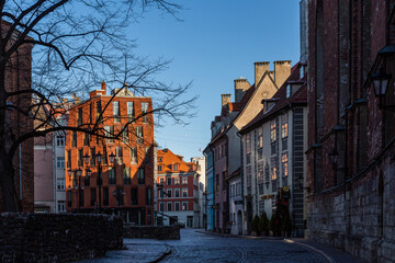 View of Riga on a sunny spring morning