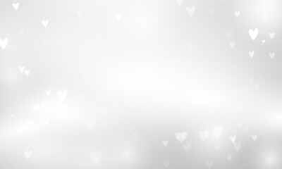 abstract heart blurred light element that can be used for cover decoration bokeh background vector