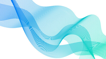 Abstract backdrop with colorful wave gradient lines