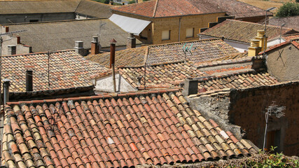 Naklejka premium Petite village Espagnol dans le Nord