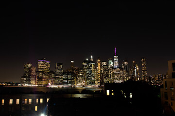 Fototapeta na wymiar city skyline of New York