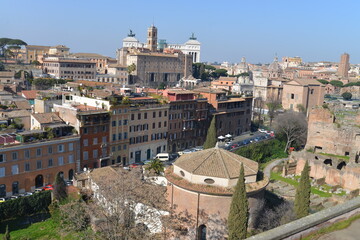 Naklejka premium Roma,Palatino,Colosseo,Foro Romano,Fori Imperiali