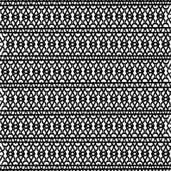 Vector seamless pattern background. Abstrack white and black ornament. 