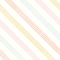 Diagonal striped pattern. Vector seamless repeat design of stripe with texture. 