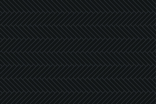 Vector gray and black herringbone seamless pattern. Repeat diagonal surface, wallpaper, textile print, parquet and tile.