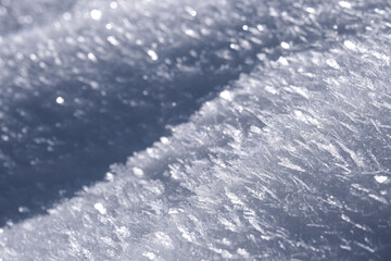 Obraz premium snow crystal texture and winter season vibes