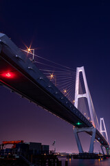 名古屋港の夜景　名港トリトン