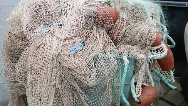 fishing nets and ropes