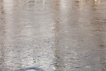 Schmelzendes Eis, Eisfläche, Deutschland, Europa