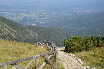fence on the mountain