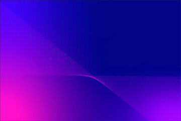 Abstract purple blue neon background vector lines image in dynamic futuristic shape with editable strokes