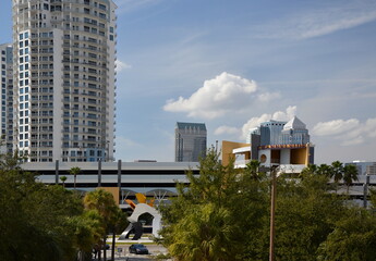 Panorama der Downtown von Tampa, Florida