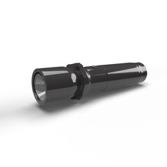 flashlight on white background