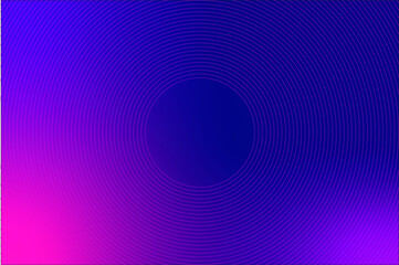 Abstract purple blue neon background vector lines image in dynamic futuristic shape with editable strokes