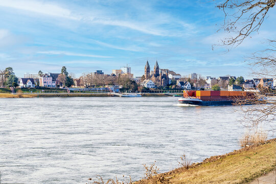 Rhein bei Wesseling
