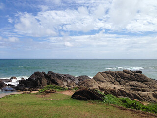 Fototapeta na wymiar a Stunning view beach at Galle Sri Lanka