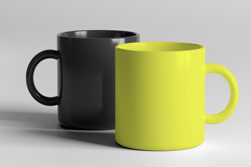 Ceramic Mug Mockup- 3d rendering