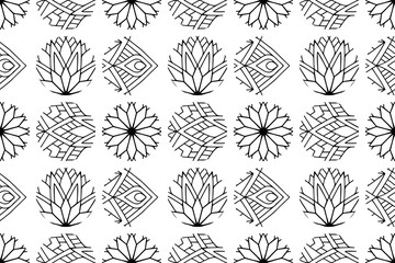 Tribal ethnic pattern semless design