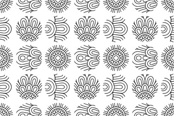 Tribal ethnic pattern semless design