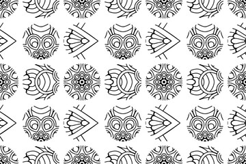 Tribal ethnic pattern semless design