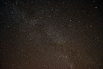 Milky way on night sky