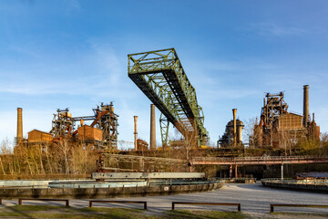 Old industry building at the Landschaftspark Duisburg