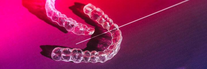 Transparent dental teeth brackets tooth aligners