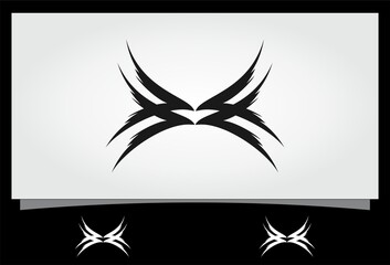 abstract bird vector ilustration logo