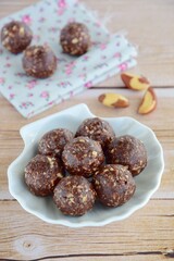 Brazil nut chocolate energy balls