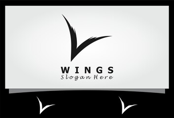 wing vector logo