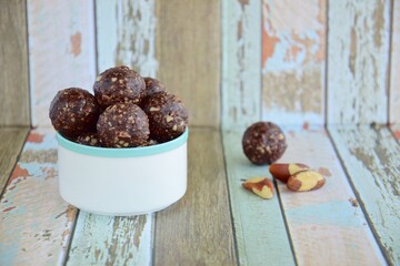 Brazil nut chocolate energy balls