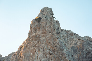 Fototapeta na wymiar mountain in Crimea on a sunny day