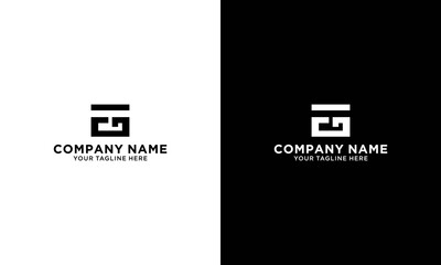 Alphabet letter icon logo GT or TG