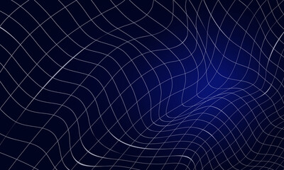 Abstract dark background with lines. Connection structure.Geometric background