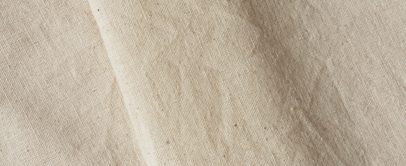 Cotton fabric background material. コットン生地の背景素材