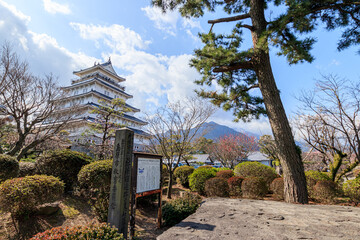 冬の島原城　長崎県島原市　Shimabara castle in winter Nagasaki-ken Shimabara city