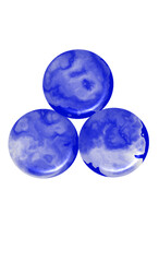 3D Blue Marbles 