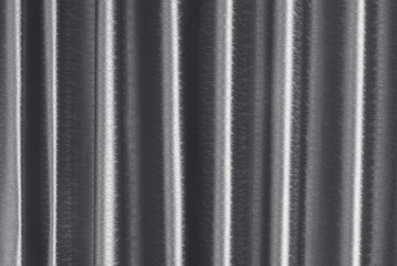 Luxury dark grey silk curtain texture for background and design art work.