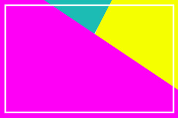 Trzy bardzo jasne kolorowe kartki w białej ramce © Beata