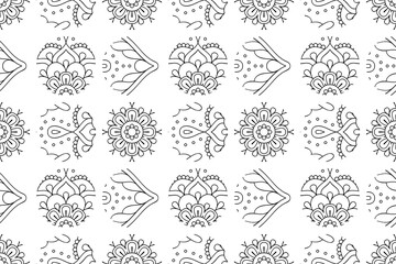 Tribal ethnic pattern semless design