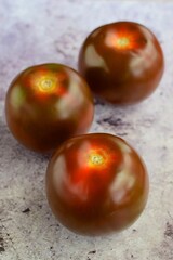 Fresh and organic kumato tomatoes 