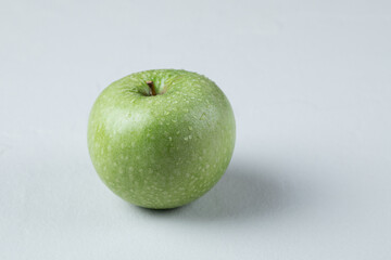 Green apples isolated on a white background
