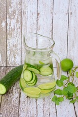 Cucumber Lime Mint Refreshing Drink
